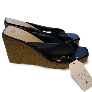 Time & Tru Cork Wedge Shoes (Women’s size 8) NWT!